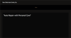 Desktop Screenshot of newdeltaautocenter.com